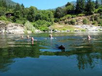 Summer vacation, swimming, hiking, rafting at Sandy Bar Ranch